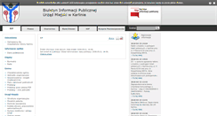 Desktop Screenshot of bip.karlino.pl